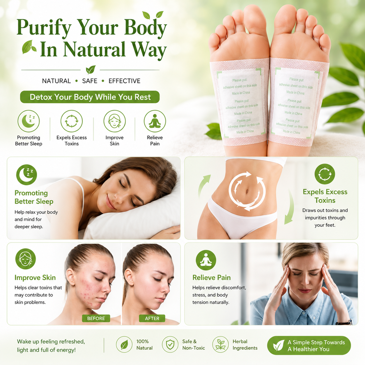 Foot Wellness Patches |BUY 1 GET 3 FREE|