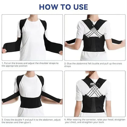 Adjustable Back Posture Corrector Back Support Belt